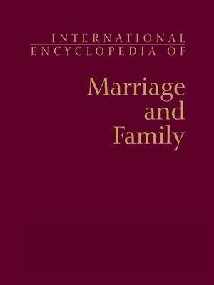 cover image of International Encyclopedia of Marriage and Family